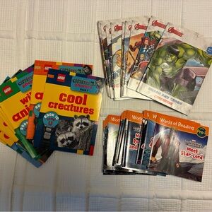 Learn to Read Children's Book Sets (LEGO, Marvel, Avengers)